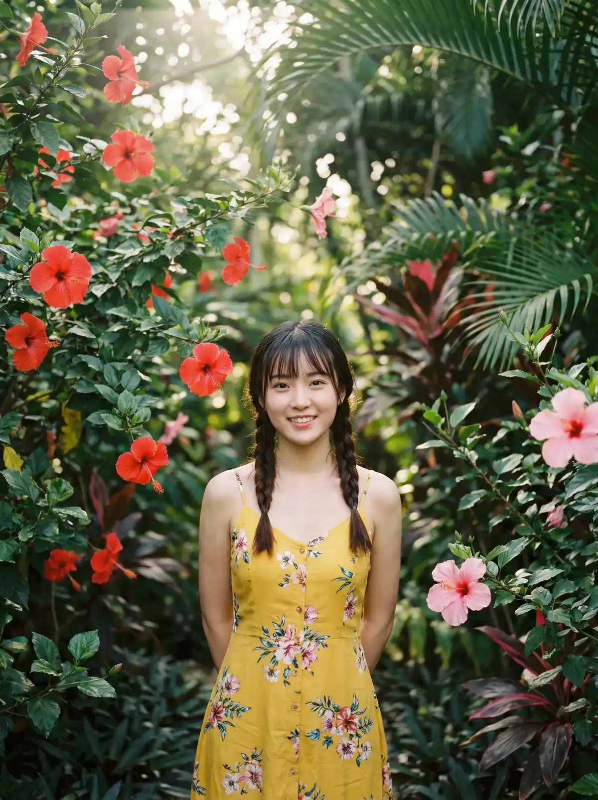 爱情岛论坛官网-资源分享|精华帖子|爱情岛论坛平台 嘉宾在热带花园中的写真